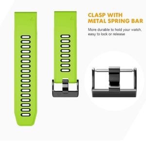 20mm Garmin Compatible Silicone Smartwatch Band for